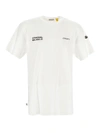 Moncler Genius Printed Cotton T-shirt In White