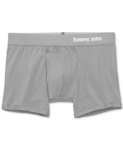 Tommy John Cool Cotton Performance Trunks In Iron Grey