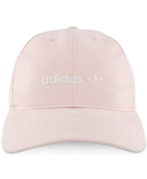 baby pink adidas cap