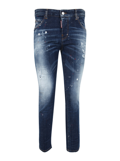 Dsquared2 Cool Girl Jean In Navy Blue