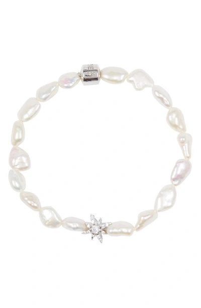 Anzie Boheme Labradorite Bead Bracelet In White