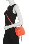 Aimee Kestenberg Berlin Leather Crossbody Bag In Papaya