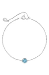 Effy Sterling Silver Semiprecious Stone Bracelet In Blue