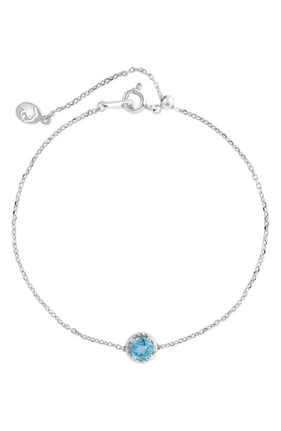 Effy Sterling Silver Semiprecious Stone Bracelet In Blue