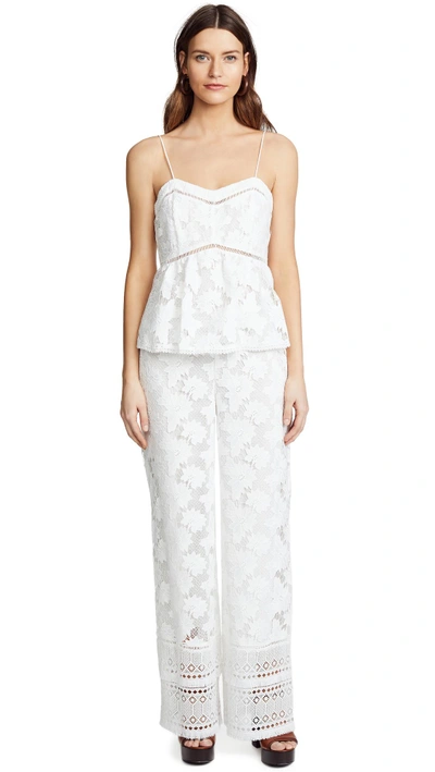 Rachel Zoe Margo Jumpsuit In Ecru