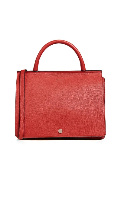 Oad Prism Satchel In Classic Red