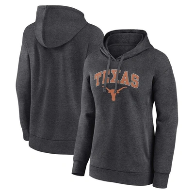 Fanatics Branded Heather Charcoal Texas Longhorns Evergreen Campus Pullover Hoodie