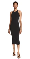 A.l.c Marc Halterneck Midi Dress In Black