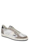 Golden Goose B-ball Star Sneaker In Zebra Silver/ White