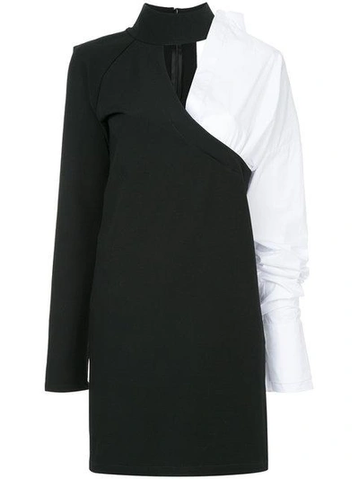 Strateas Carlucci Hybrid Choke Dress In Black