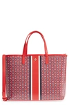 Tory Burch Small Gemini Link Tote - Red In Exotic Red