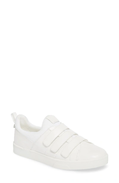 Calvin Klein Irah Sneaker In White Leather