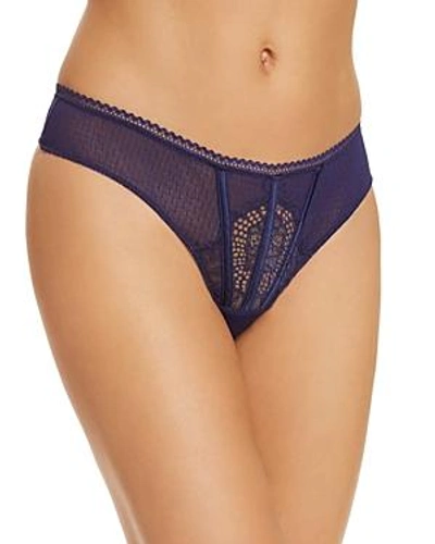 Thistle & Spire All Wrapped Up Thong In Navy