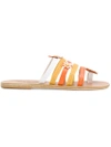 Fabrizio Viti Strappy Flat Sandals