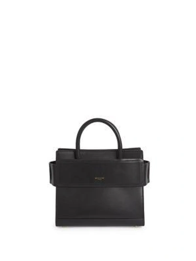 Givenchy Horizon Mini Smooth Leather Tote In Black