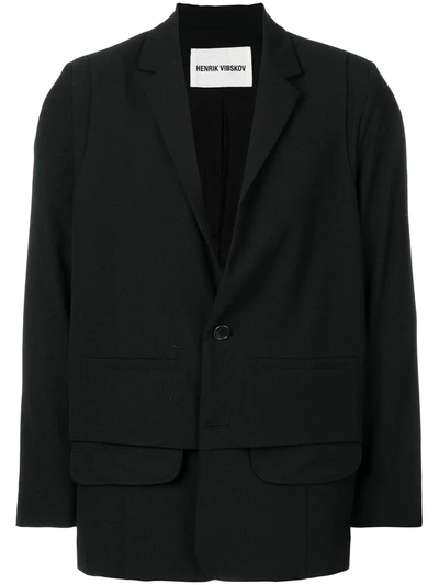 Henrik Vibskov Ants Blazer In Black