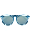 Karen Walker Simone Sunglasses In Blue