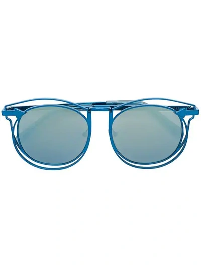 Karen Walker Simone Sunglasses In Blue