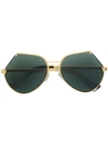 Grey Ant Embassy Sunglasses In Metallic