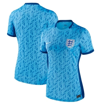 Nike England 2023 Stadium Away  Women's Dri-fit Soccer Jersey In Blue