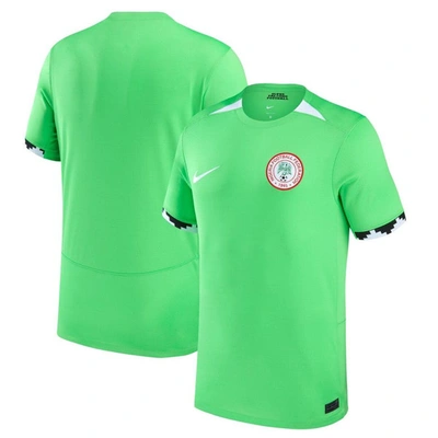 Nike Nigeria 2023 Stadium Home  Men's Dri-fit Soccer Jersey In Green