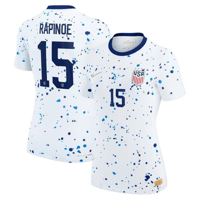 Nike Megan Rapinoe Uswnt 2023 Match Home  Women's Dri-fit Adv Soccer Jersey In White