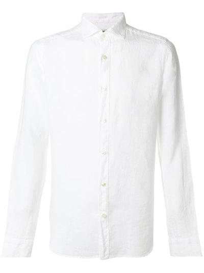 Al Duca D'aosta Fitted Button Shirt In White