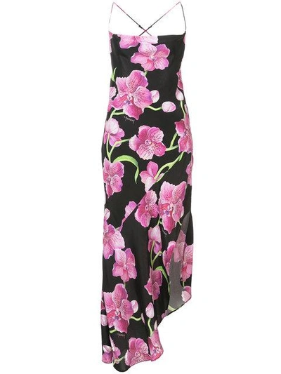 Haney Orchid Print Dress In Pink