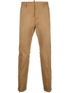 Dsquared2 Slim Fit Trousers In Brown