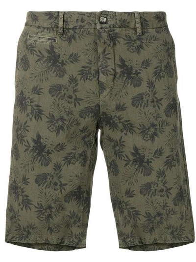 Altea Floral Print Bermuda Shorts In Green