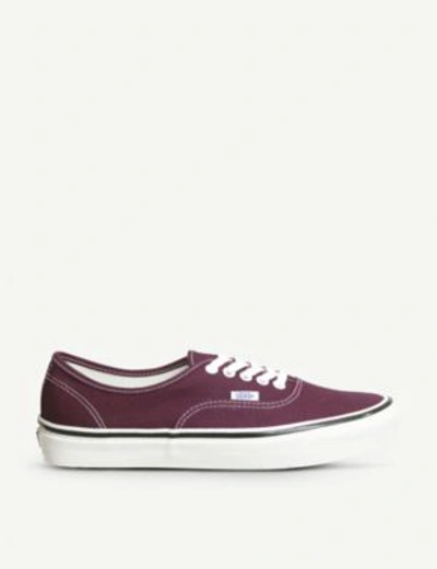 Vans Authentic 44 Dx Trainers In Og Burgundy