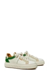 Tory Burch Ladybug Sneaker In White / Green / Frost