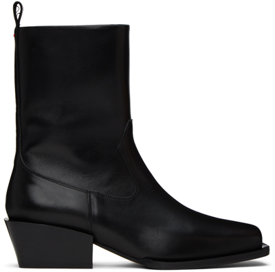 Aeyde 40mm Bill Leather Ankle Boots In Black