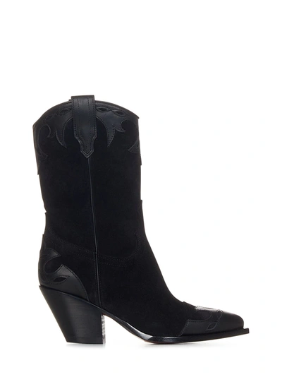 Sonora Rodeo Boots In Black