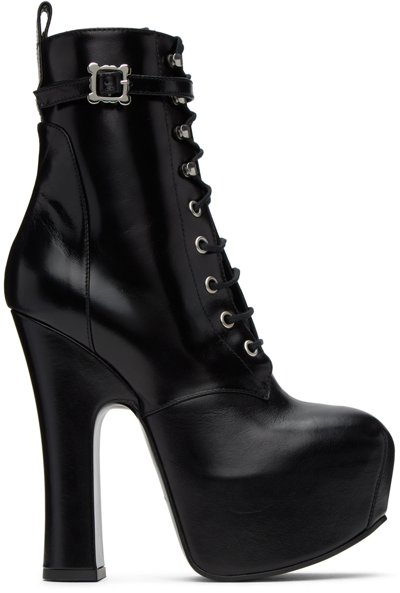 Vivienne Westwood 150mm Pleasure Leather Ankle Boots In Black
