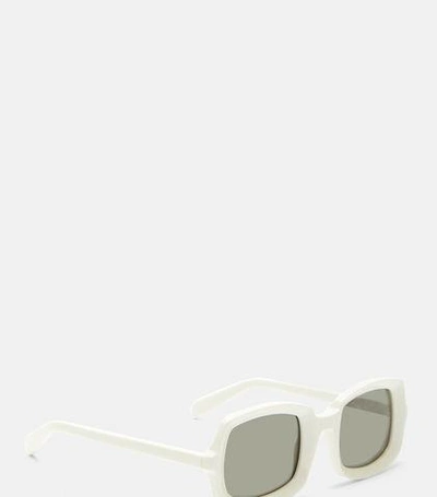 Saint Laurent New Wave 245 Sunglasses In White