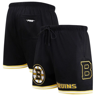 Pro Standard Black Boston Bruins Classic Mesh Shorts