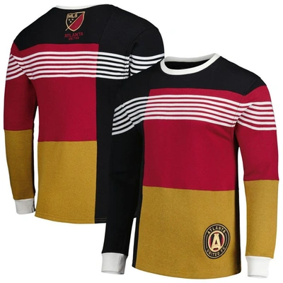 Grungy Gentleman Black Atlanta United Fc Logo Pullover Sweatshirt
