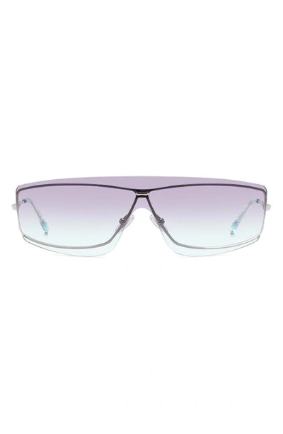 Isabel Marant 99mm Gradient Oversize Shield Sunglasses In Violet