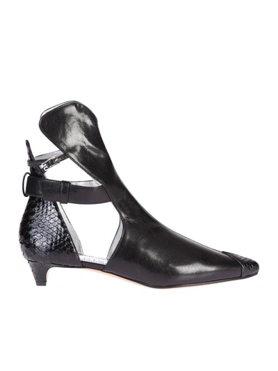 Givenchy Cut-out Ankle Boots In Black