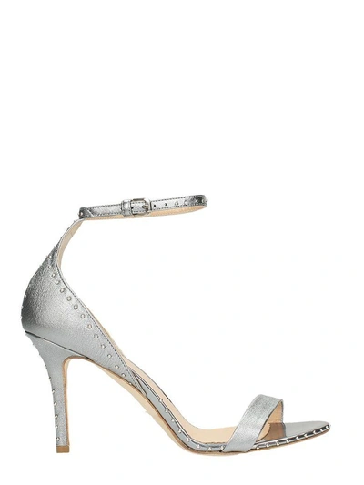 The Seller Studs Iron Sandals In Silver
