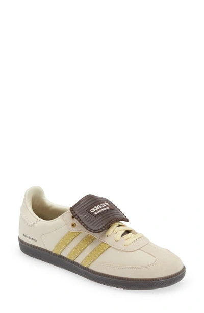 Adidas X Wales Bonner Samba Leather Trainers In Cream