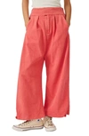 Free People Cool Harbor Wide Leg Pants In High Risk