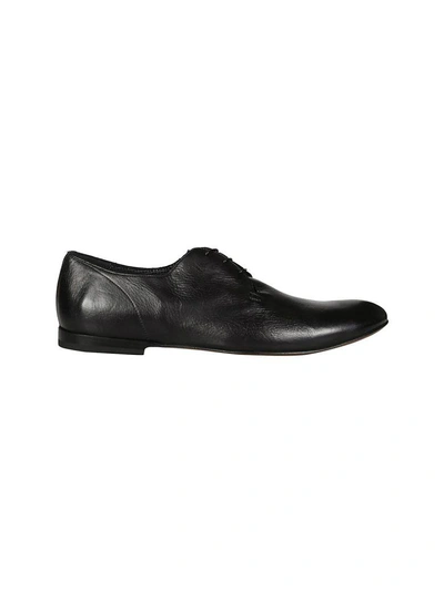 Raparo Classic Lace-up Shoes In Black