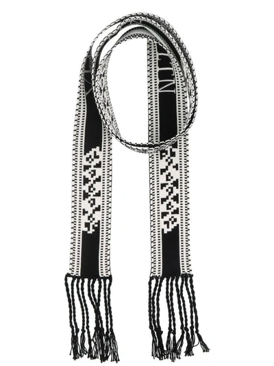 Valentino Scarf In Black/white