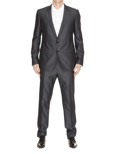 Dolce & Gabbana Formal Suit In Melange Grey