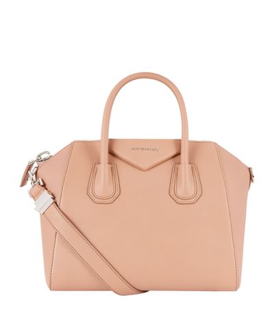 Givenchy Small Antigona Grain Tote With Detachable Strap In Old Pink ...