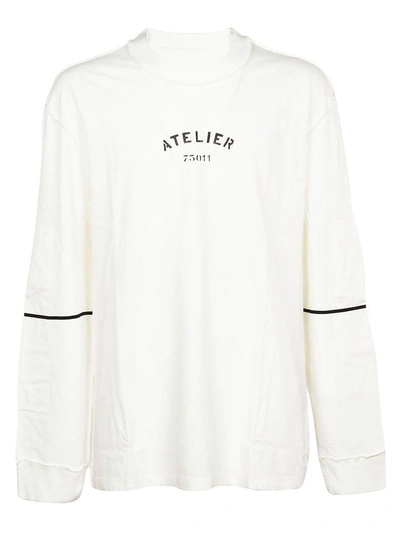 Maison Margiela Printed Top In White