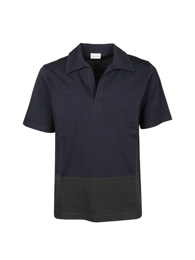Dries Van Noten Classic Polo Shirt In Black