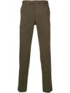 Pt01 Tailored Fitted Trousers In Caffe'